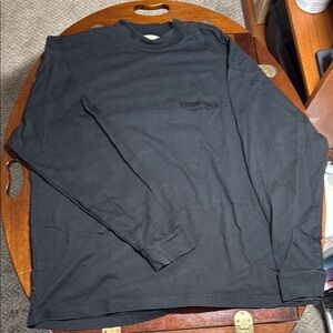 FEAR OF GOD Essentials Men's Black Long Sleeve Shirt, Size L